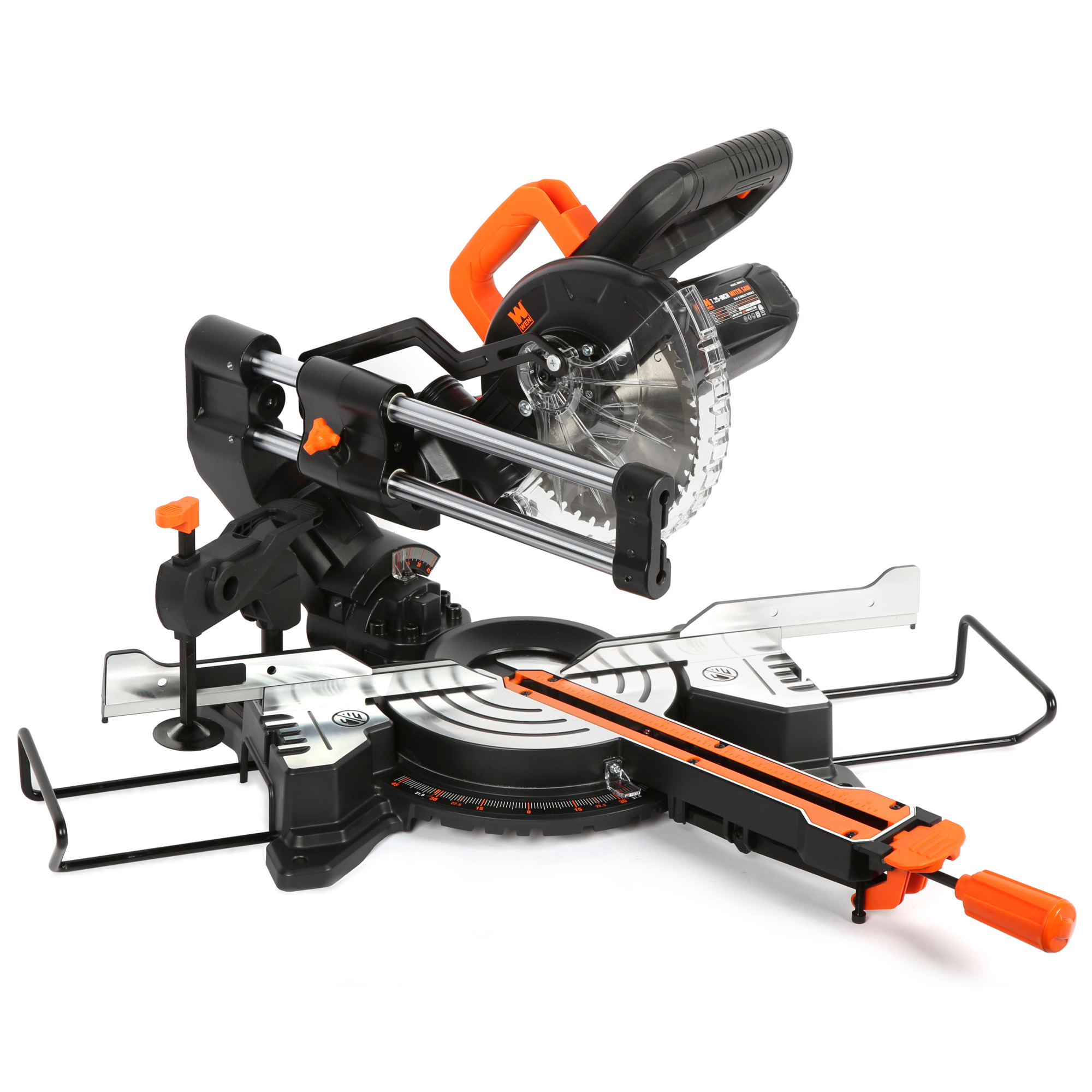 WEN, Single Bevel Miter Saw with LED Cutline Guide, Max. Speed 4500 rpm